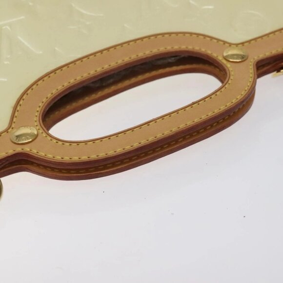 LOUIS VUITTON Monogram Vernis Roxbury Drive Hand Bag Perle M91374 LV Auth BA3610 - Picture 8 of 16